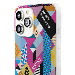 Bitcoin Isometrik Art Phone Cases