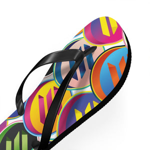 Solana Pop Art Flip Flops