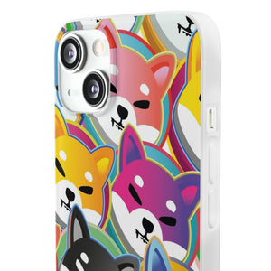 Shiba Inu Pop Art Phone Cases