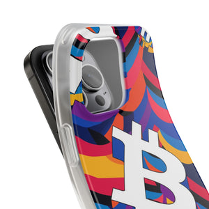 Bitcoin Abstrak Flexi Phone Cases