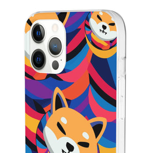 Shiba Inu Abstrak Flexi Cases