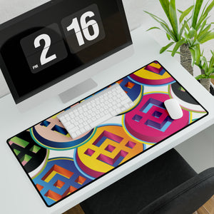 Binance Coin Pop Art Desk Mats