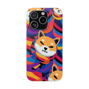 Shiba Inu Abstrak Flexi Cases