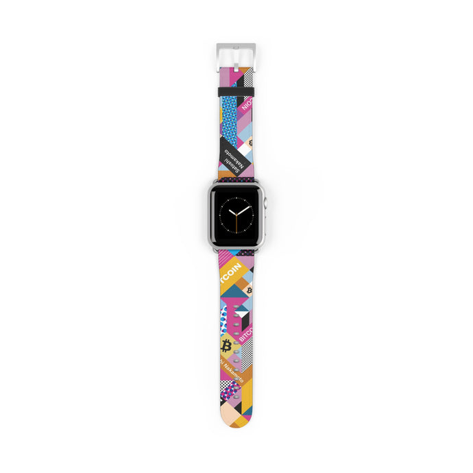 Bitcoin Isometrik Apple Watch Band