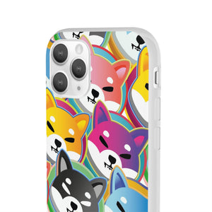 Shiba Inu Pop Art Phone Cases