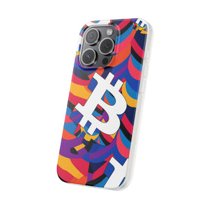 Bitcoin Abstrak Flexi Phone Cases