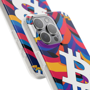 Bitcoin Abstrak Flexi Phone Cases