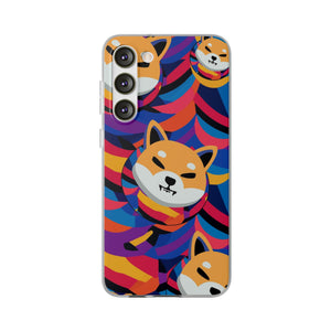 Shiba Inu Abstrak Flexi Cases