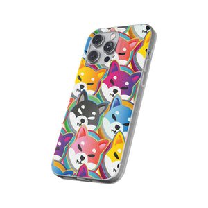 Shiba Inu Pop Art Phone Cases