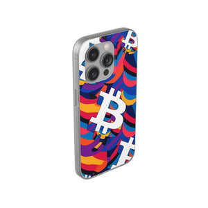 Bitcoin Abstrak Flexi Phone Cases