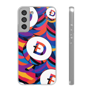 Dogecoin Abstrak Flexi Cases