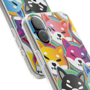 Shiba Inu Pop Art Phone Cases