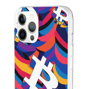 Bitcoin Abstrak Flexi Phone Cases