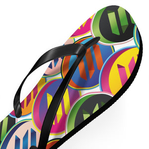 Solana Pop Art Flip Flops