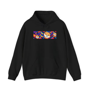 Shiba Inu Abstrak Unisex Pullover Hoodie