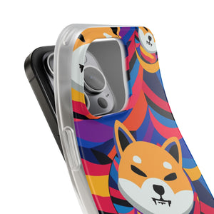 Shiba Inu Abstrak Flexi Cases