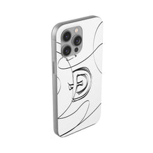 Load image into Gallery viewer, Dogecoin Line Art BW Flexi Cases
