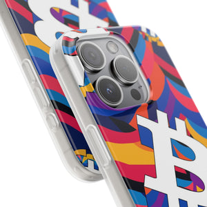 Bitcoin Abstrak Flexi Phone Cases