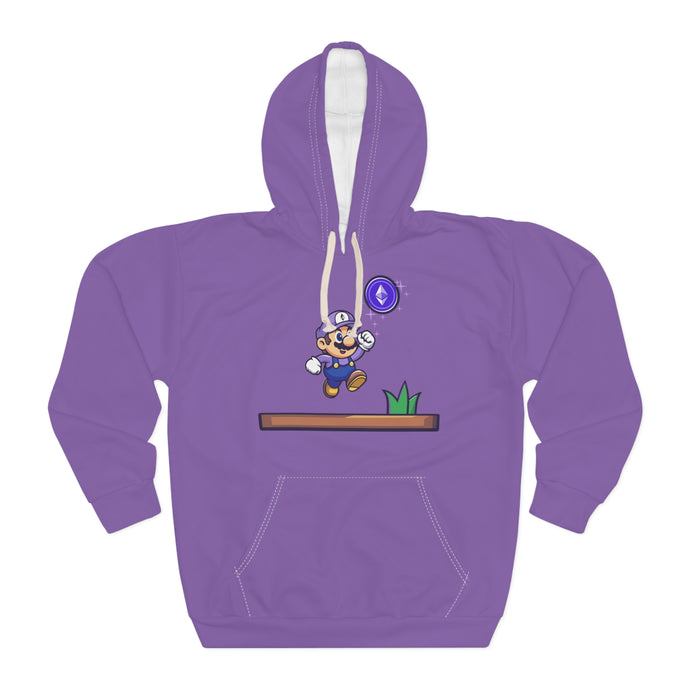 Ethereum Brother Unisex Pullover Hoodie (Purple)