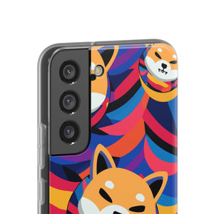 Shiba Inu Abstrak Flexi Cases