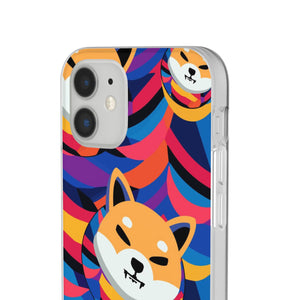 Shiba Inu Abstrak Flexi Cases