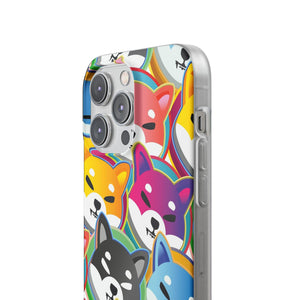 Shiba Inu Pop Art Phone Cases