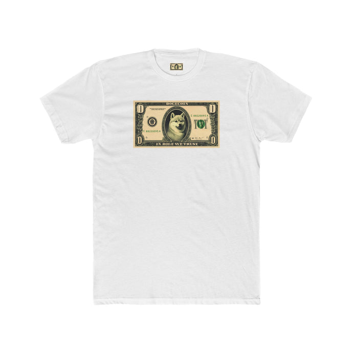 In Doge We Trust Men's Cotton Short Sleeve Crew Tee