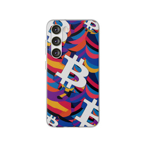 Bitcoin Abstrak Flexi Phone Cases