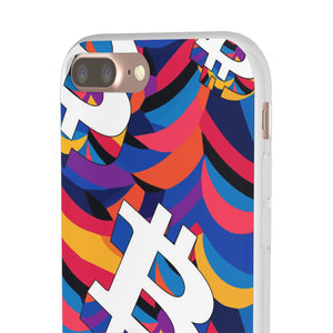 Bitcoin Abstrak Flexi Phone Cases