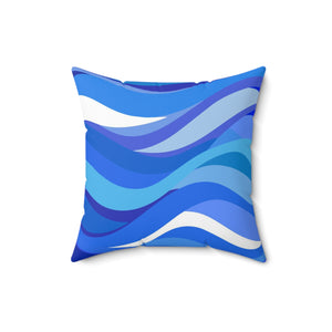 XRP Tidal Wave Spun Polyester Square Pillow