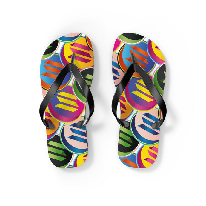 Solana Pop Art Flip Flops