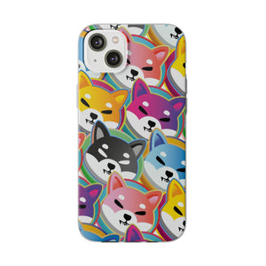 Shiba Inu Pop Art Phone Cases