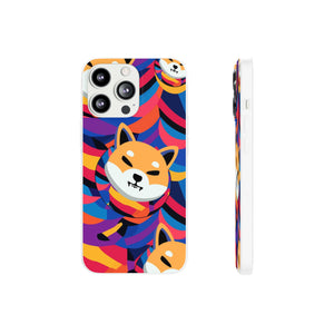 Shiba Inu Abstrak Flexi Cases