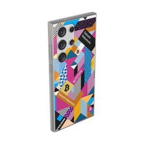 Bitcoin Isometrik Art Phone Cases