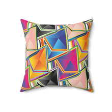 Load image into Gallery viewer, Ethereum Pop Art Square Pillow
