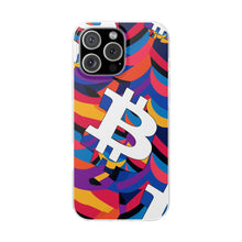 Load image into Gallery viewer, Bitcoin Abstrak Flexi Phone Cases
