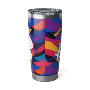 Bitcoin Abstrak Vagabond 20oz Tumbler