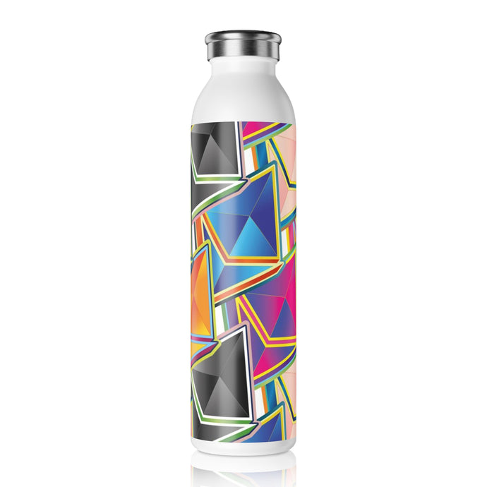 Ethereum Pop Art Slim Water Bottle