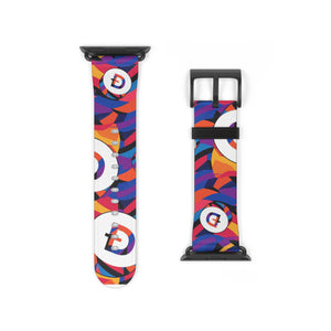 Dogecoin Abstrak Apple Watch Band