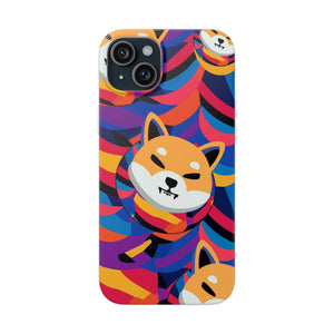 Shiba Inu Abstrak Flexi Cases