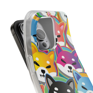 Shiba Inu Pop Art Phone Cases