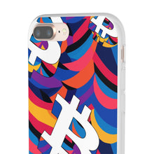 Load image into Gallery viewer, Bitcoin Abstrak Flexi Phone Cases
