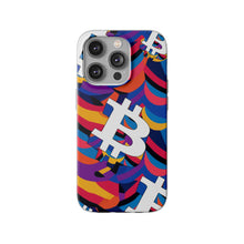 Load image into Gallery viewer, Bitcoin Abstrak Flexi Phone Cases
