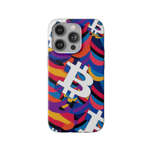 Bitcoin Abstrak Flexi Phone Cases