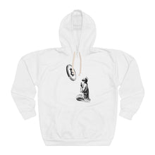 Load image into Gallery viewer, Bitcoin Jesus Unisex Pullover Hoodie (White)
