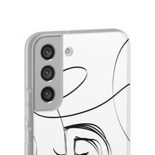 Load image into Gallery viewer, Dogecoin Line Art BW Flexi Cases
