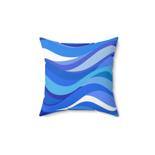 Load image into Gallery viewer, XRP Tidal Wave Spun Polyester Square Pillow
