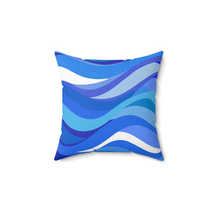 XRP Tidal Wave Spun Polyester Square Pillow