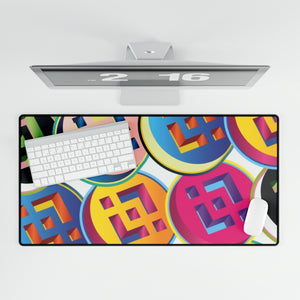 Binance Coin Pop Art Desk Mats