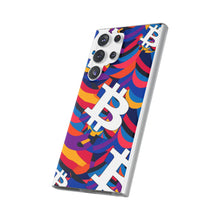 Load image into Gallery viewer, Bitcoin Abstrak Flexi Phone Cases
